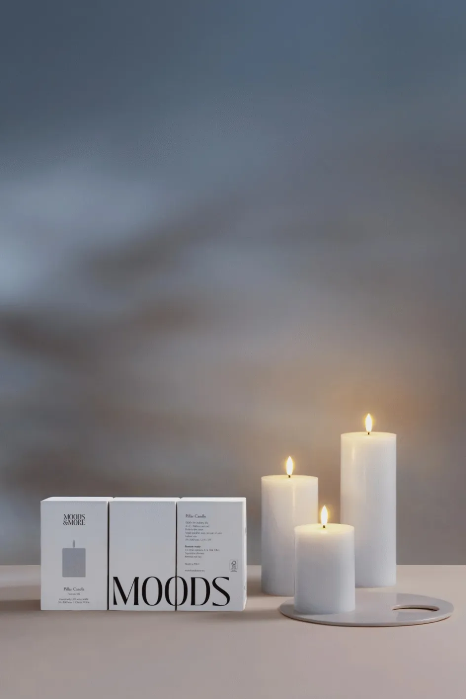 New Moods & More Bloklys LED , Classic White