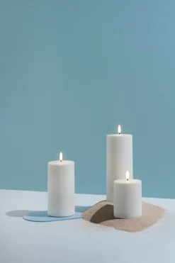 Best Moods & More Bloklys Udendørs LED Ø7,8xH10 cm, Hvid