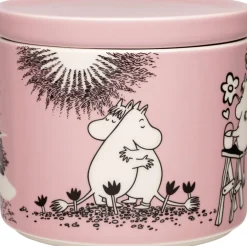 Sale Moomin Arabia Mumi 30 års Jubilæum Krukke 70 cl, Kærlighed