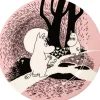 Best Moomin Arabia Mumi 30 års Jubilæum Serveringsfad Ø30 cm, Kærlighed