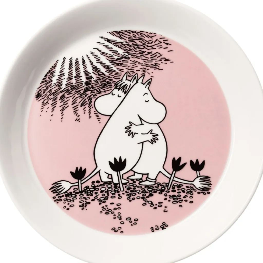 Børn Moomin Arabia Frokosttallerkener|Børnetallerkener > Mumi 30 års Jubilæum Tallerken 19 cm,
