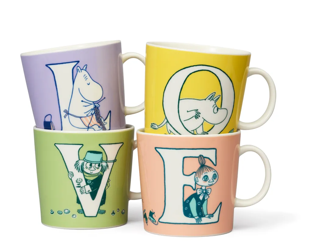 Moomin Arabia Krus > Mumi ABC Krus 40 c,