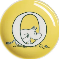 Børn Moomin Arabia Desserttallerkener|Børnetallerkener > Mumi ABC Minitallerken 10,5 cm,