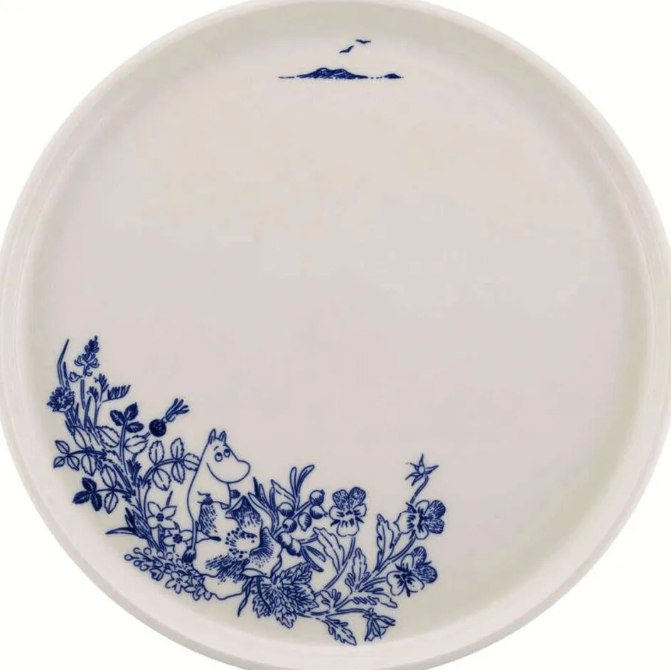 Clearance Moomin Arabia Mumi Haru Middagstallerken 25 cm, Blå