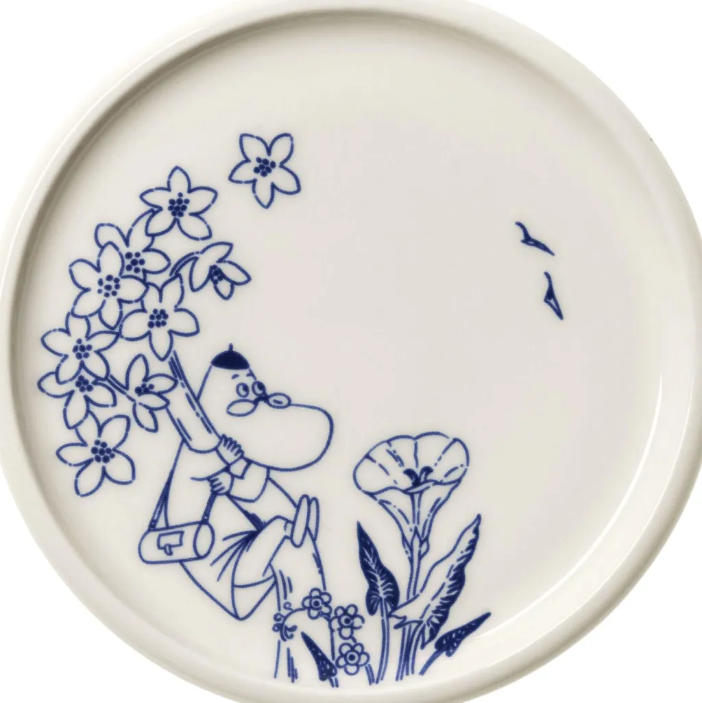 Børn Moomin Arabia Desserttallerkener|Børnetallerkener > Mumi Haru Minitallerken 12 cm, Hemulen