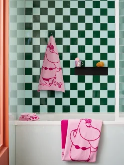 New Moomin Arabia Mumi Håndklæde , Snorkfrøken/Lyserød