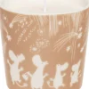 Moomin Arabia Stearinlys|Led Stearinlys > Mumi Lys Ø8,2xH8 cm, Festlige Øjeblikke