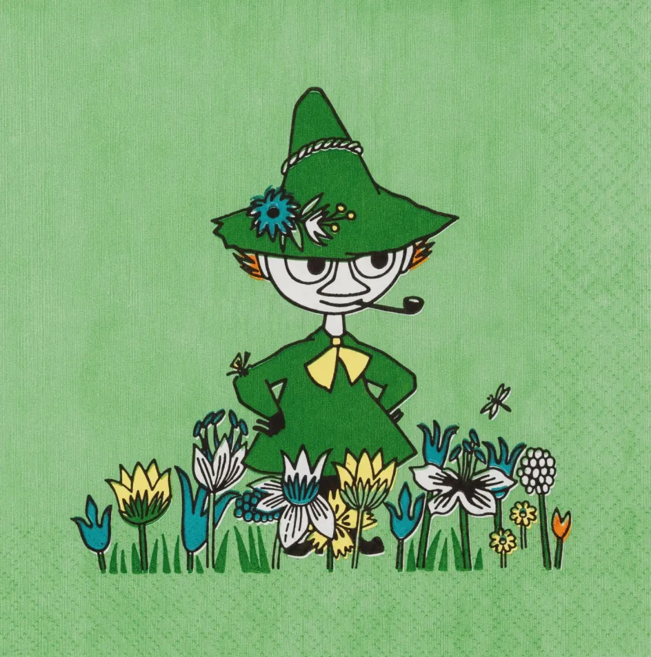 New Moomin Arabia Mumi Papirserviet 20 stk. 33x33 cm, Mumrikken