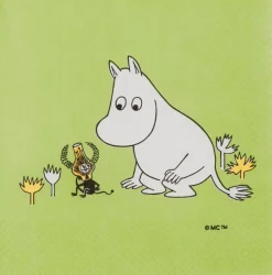 Sale Moomin Arabia Mumi Papirserviet 20 stk. 33x33 cm, Mumitrolden