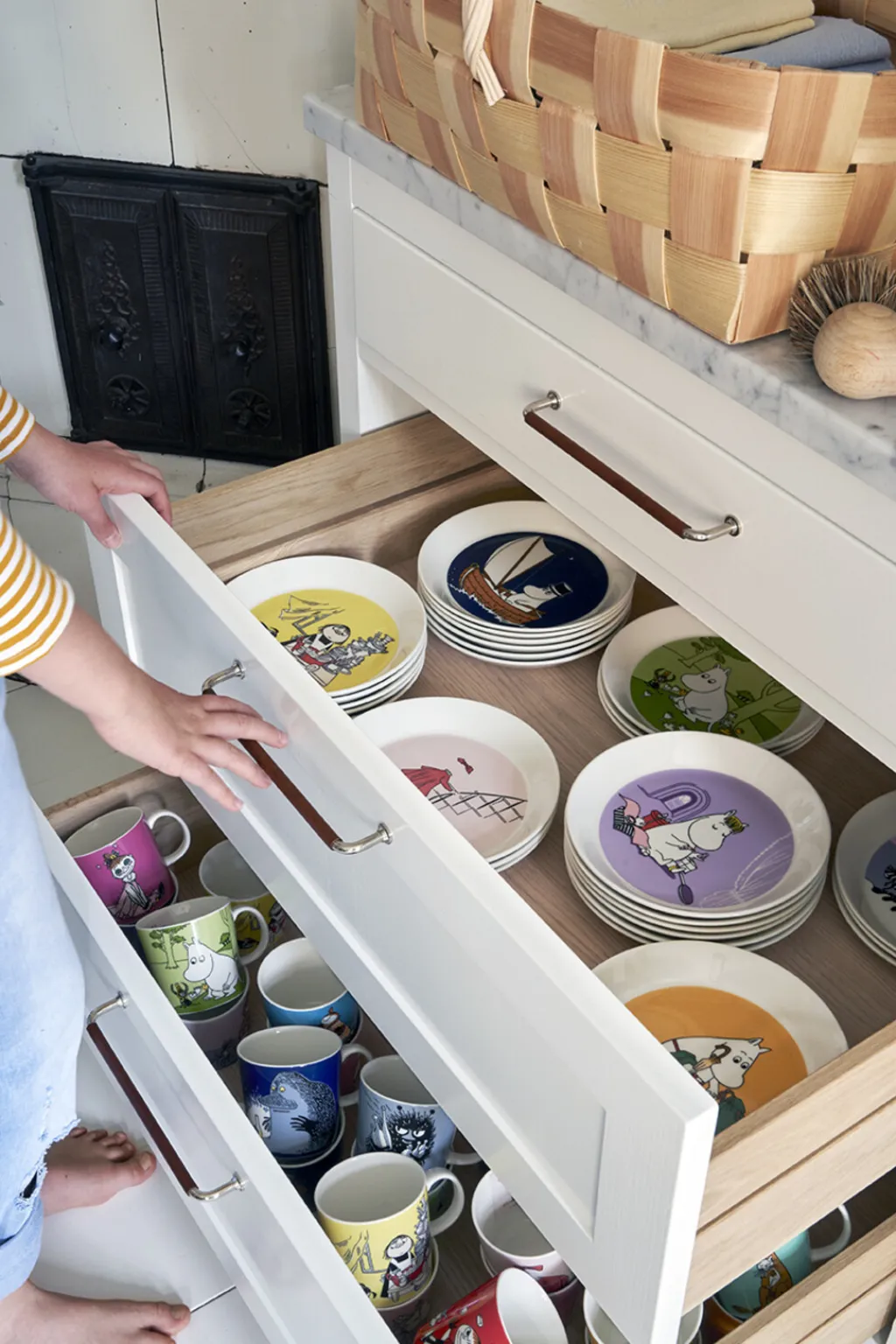 Børn Moomin Arabia Børnetallerkener|Børnetallerkener > Mumi Tallerken 19 cm,