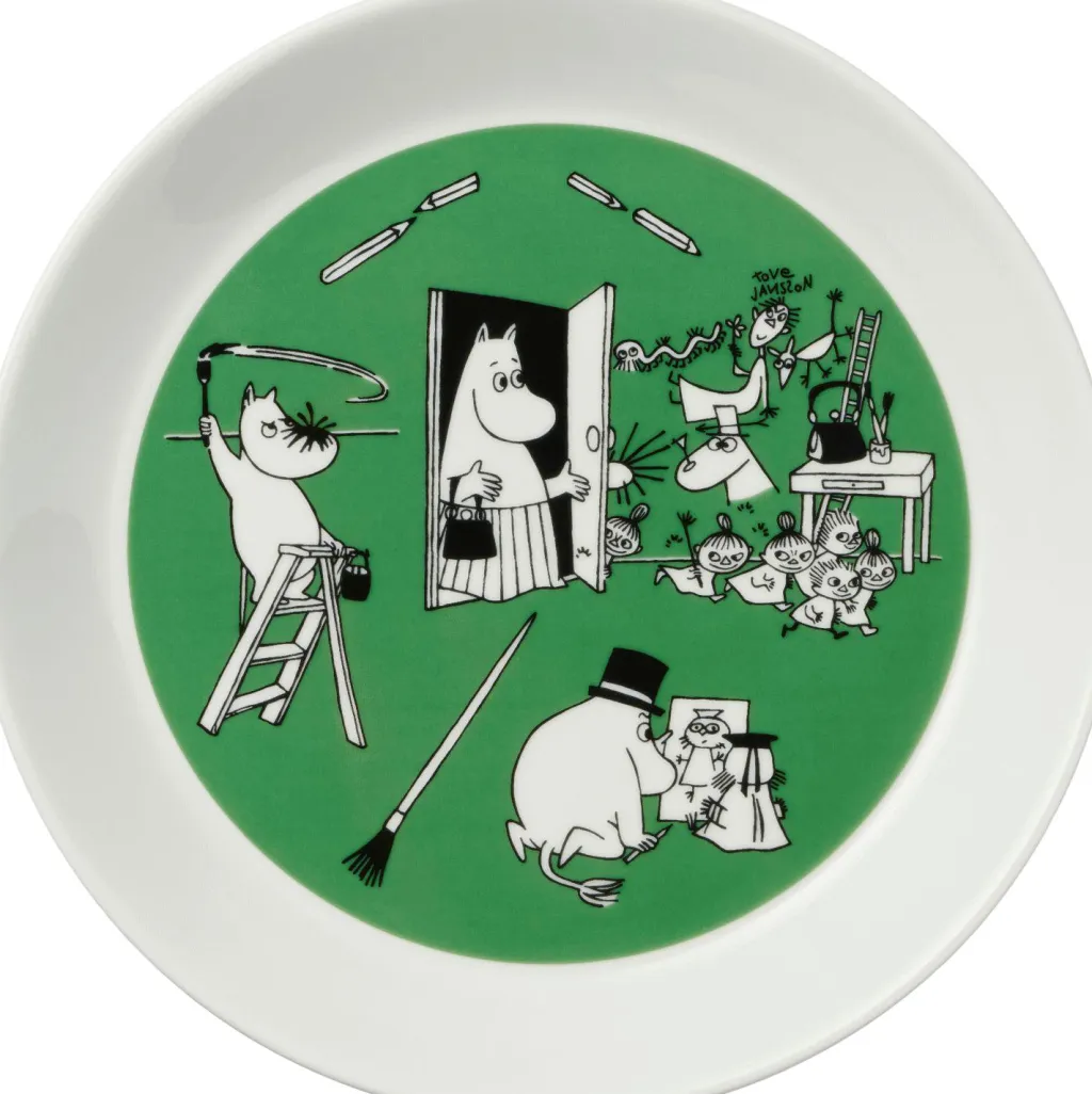 Børn Moomin Arabia Børnetallerkener|Børnetallerkener > Mumi Tallerkensæt 19 cm,