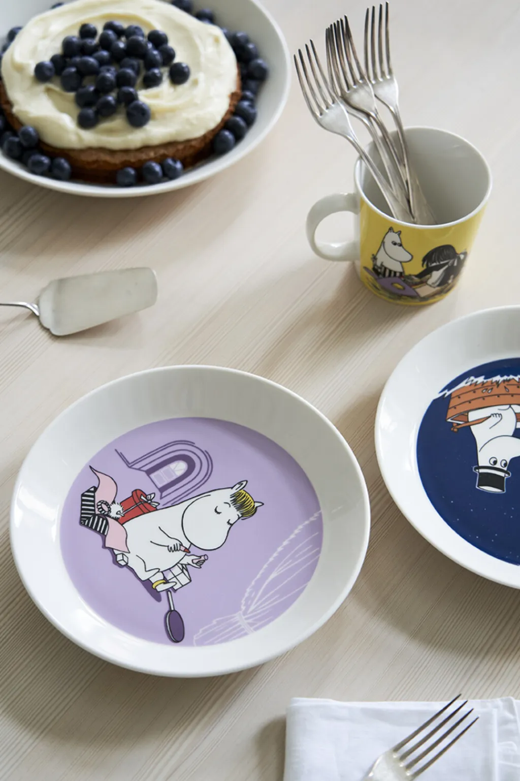 Børn Moomin Arabia Børnetallerkener|Børnetallerkener > Mumi Tallerken 19 cm,