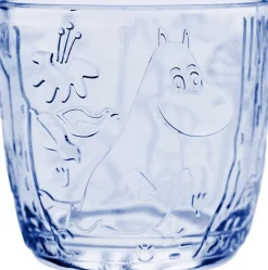 Moomin Arabia Vandglas > Mumi Vandglas 2 stk. 28 cl, Blå