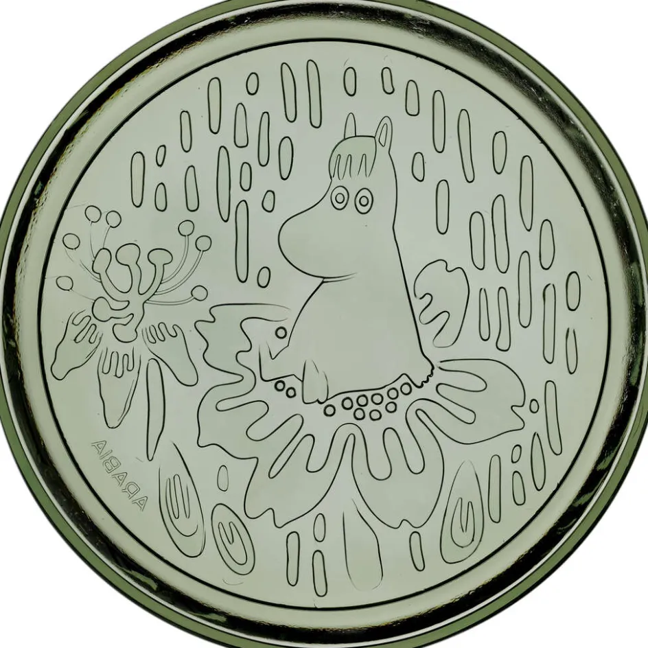 Best Moomin Arabia Mumi x Iittala Tallerken 17 cm, Pine Green