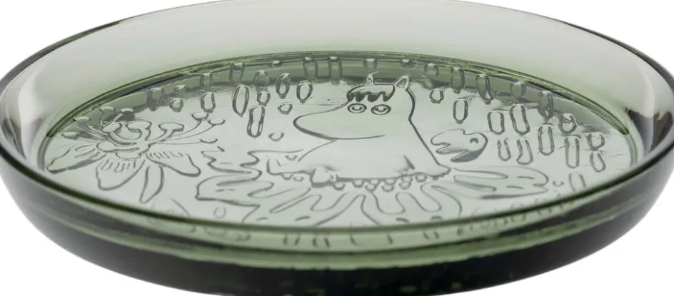 Best Moomin Arabia Mumi x Iittala Tallerken 17 cm, Pine Green