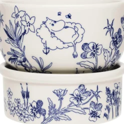 Moomin Arabia Urtepotter Og Krukker > Mumi Haru Urtepotte H, Blå