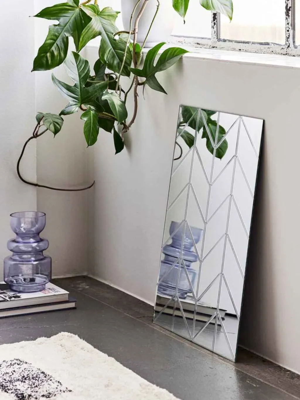 MOUD Home Entre|Spejle > Herringbone Spejl 50x70 cm, Klar
