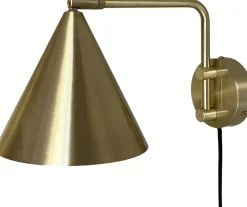 Outlet MOUD Home Más Væglampe 18 cm, Børstet Messing