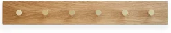 Clearance MOUD Home Oak Knagerække , Eg/Messing