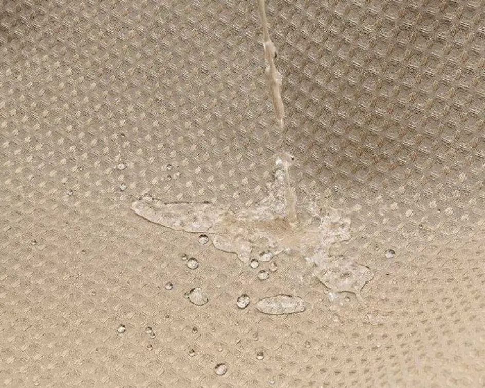 New MOUD Home Waffle Badeforhæng , Khaki