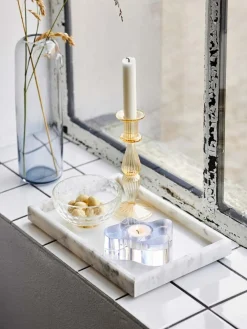 Sale MOUD Home Cloud Fyrfadsstage H4 cm, Lilla/klar