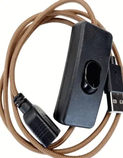 Mr. Wattson Øvrigt Lampetilbehør > USB-forlængerledning m. Knap 1,5 m