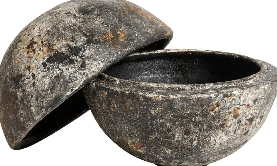 Sale Muubs Echo Bonbonniere Ø15 cm, Rustgrå