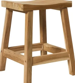 Muubs Stole > Ilowa Taburet H46,5 cm, Teak