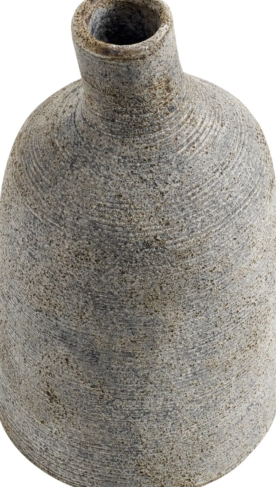 New Muubs Stain Vase H, Gråbrun