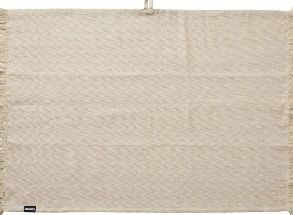 Outlet Muubs Umami Viskestykke 50x70 cm, Grå/Sand