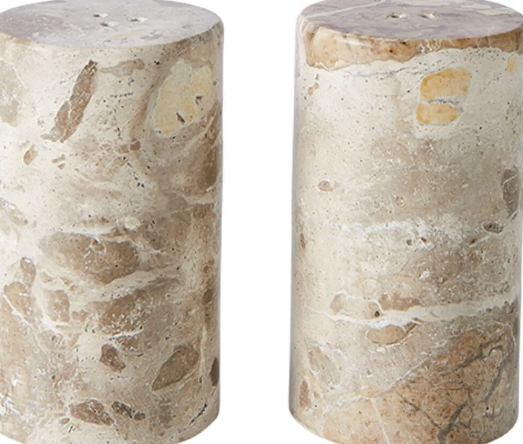 Muubs Salt Og Peber|Salt Og Peber > Vita Salt- og Pebersæt 8,5 cm, Seashell Natur
