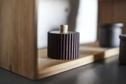 Clearance Muubs Yami Krukke m. Låg H7,8 cm, Ask/Marmor