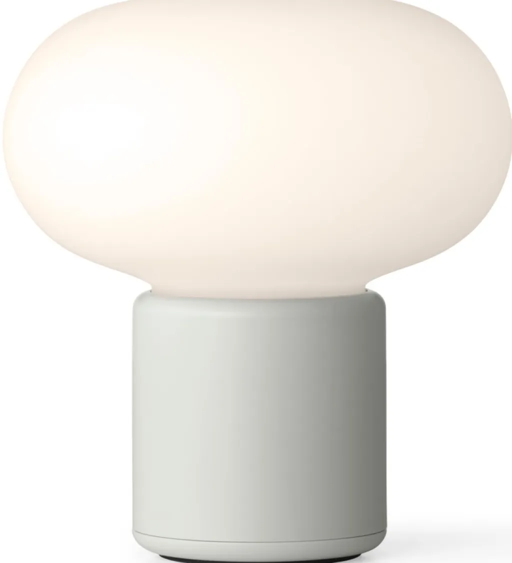 New Works Lamper Til Soveværelset|Bordlamper > Karl-Johan Trådløs Bordlampe H18 cm, Lys Grå