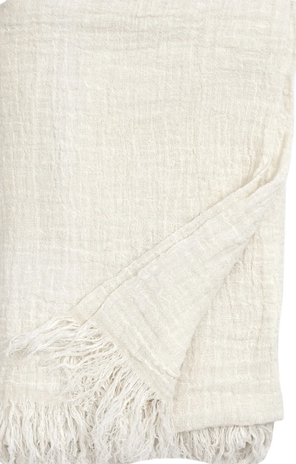 Best Nordal Alula Sengetæppe 270x270 cm, Hvid