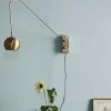 Athene Væglampe 85 cm, Gylden Lamper Til Soveværelset|Lamper Til Køkkenet
