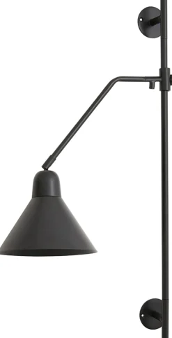 Nordal Lamper Til Soveværelset|Lamper Til Køkkenet > Buck Væglampe 82 cm, Sort