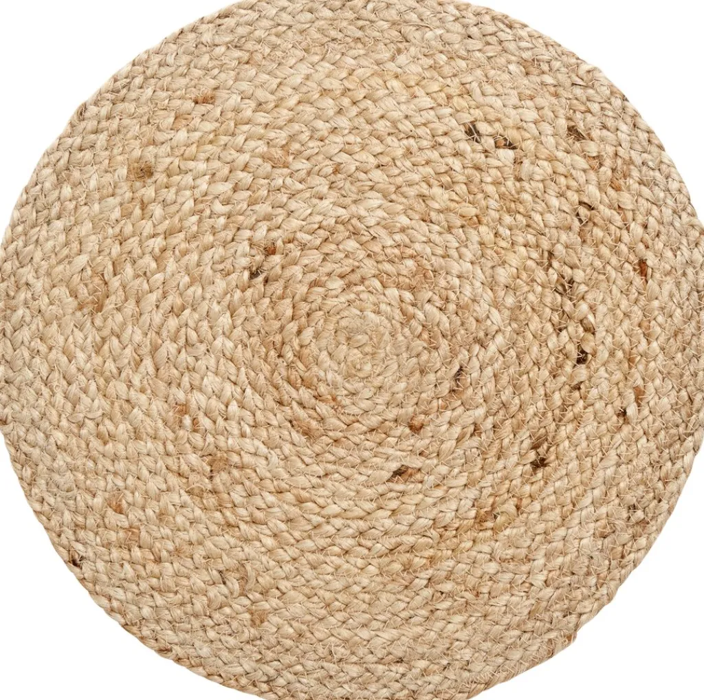 Sale Dækkeserviet Ø35 cm, Jute Dækkeservietter