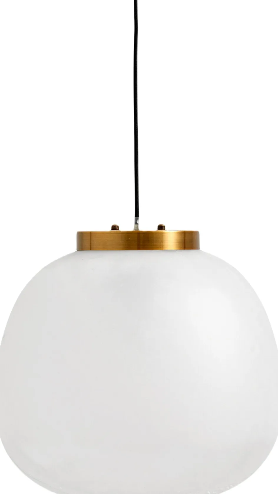 Sale Nordal Frost Pendel ?40 cm, Hvid/Gylden