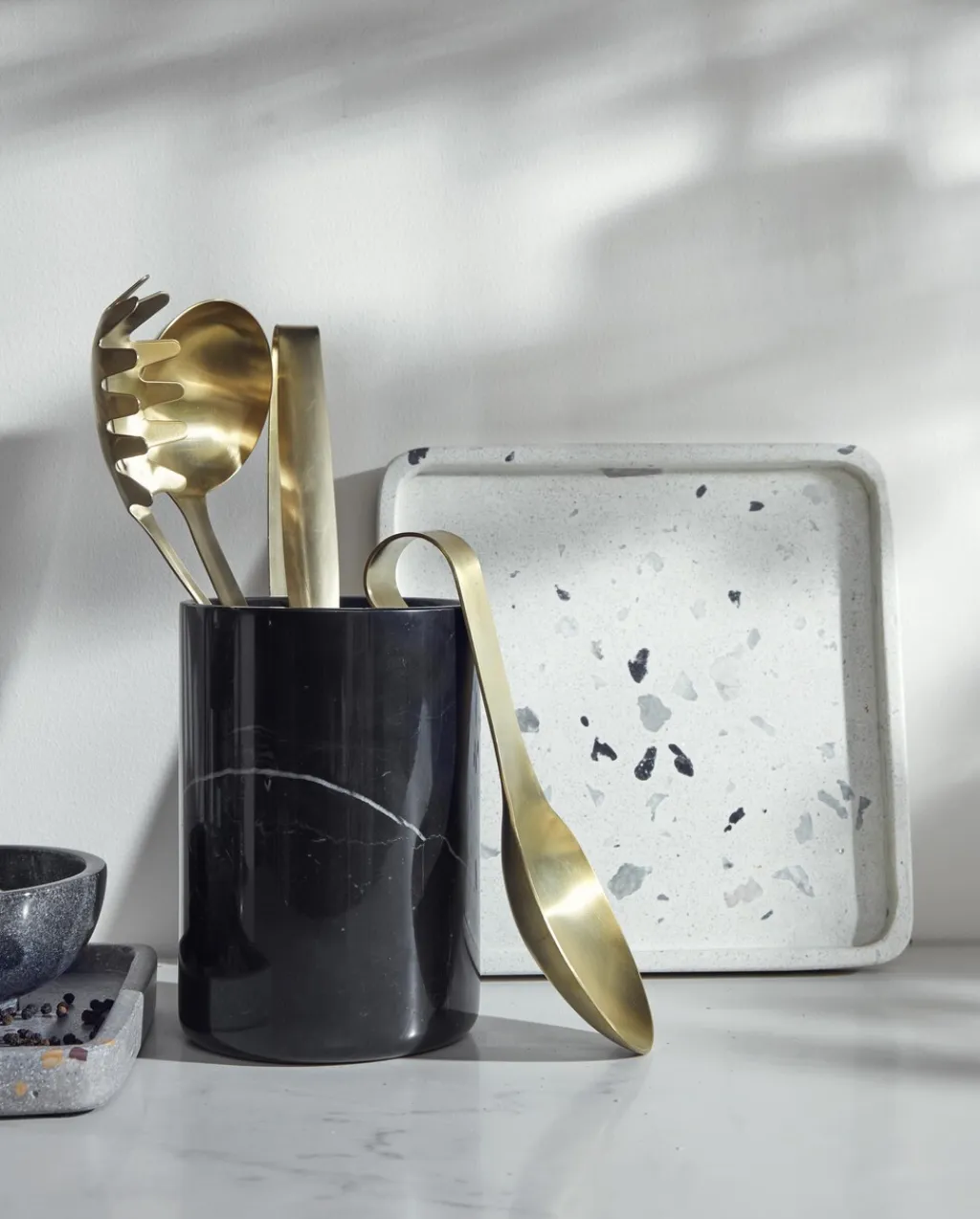 Clearance Goldies Ske 23.5 cm, Mat Guld Serveringsbestik
