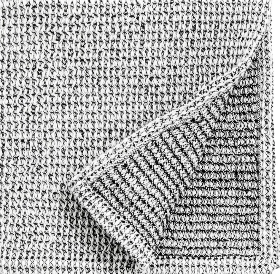 Nordal Karklud 3 stk. 30x30 cm, Hvid/Sort