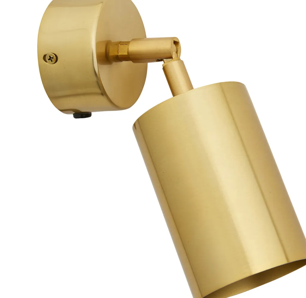 Nordal Lamper Til Soveværelset|Lamper Til Køkkenet > Maia Væglampe/Spotlys 19,5 cm, Guld