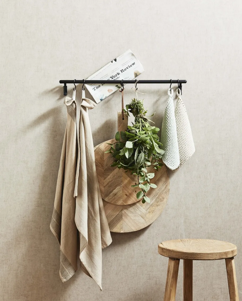 Sale Malo Hyldestang 62 cm, Sort Hylder
