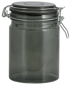 New Nordal Pear Opbevaringsglas , Røgfarvet