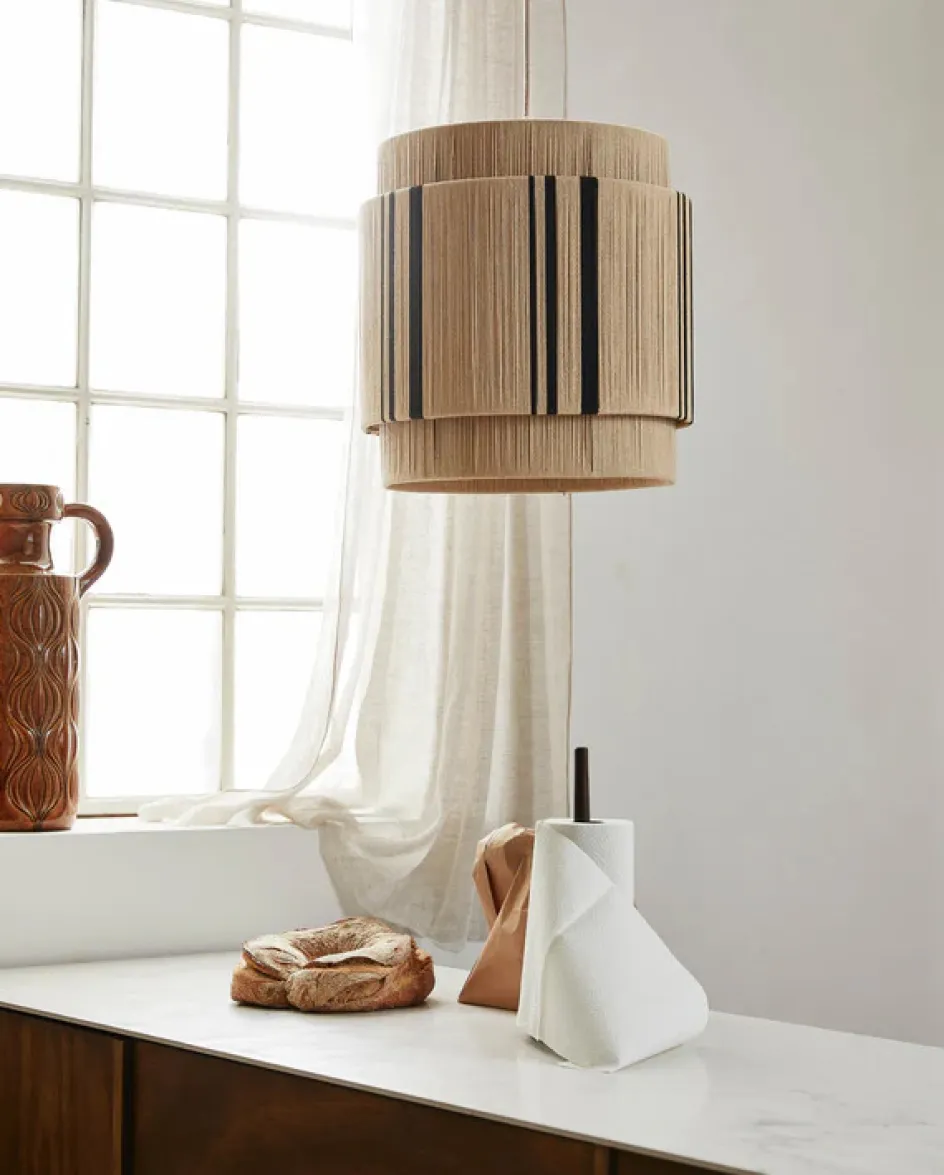 Discount Nordal Piper Køkkenrulleholder H31 cm, Akacietræ