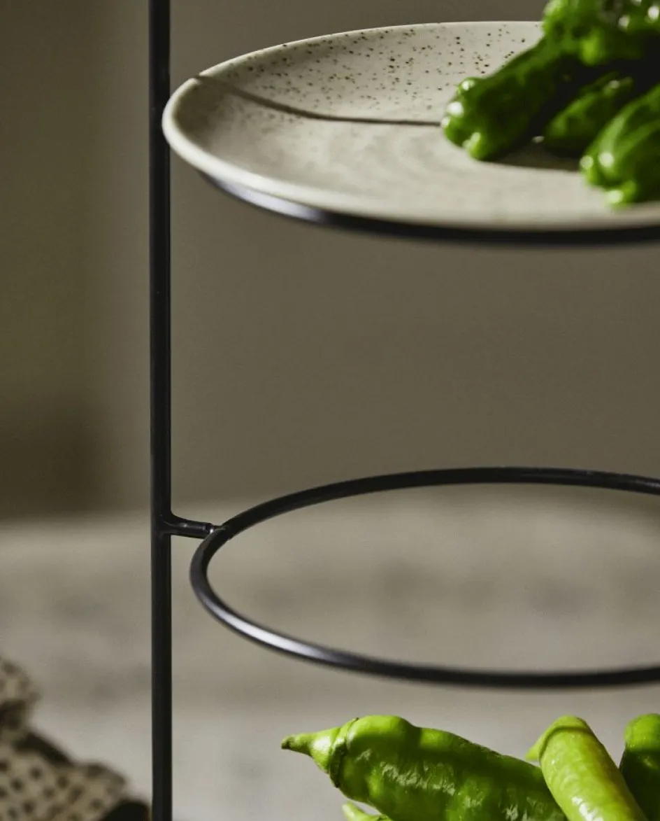 New Nordal Primula Serveringsstativ H, Sort
