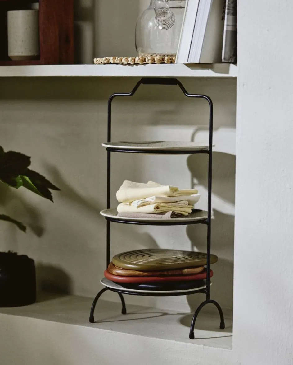 New Nordal Primula Serveringsstativ H, Sort