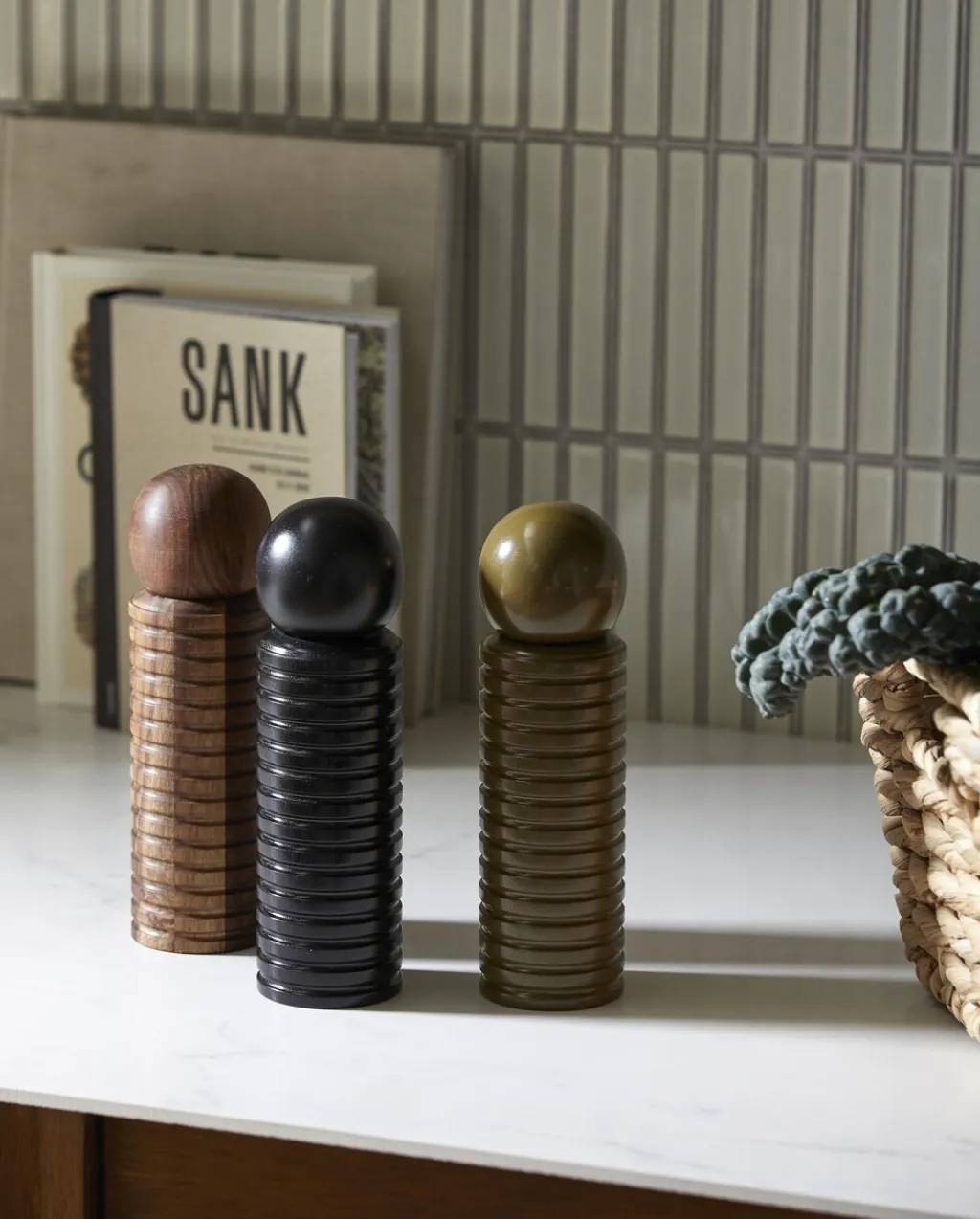 Clearance Ras Krydderikværn H20 cm, Akacietræ Salt Og Peber|Salt Og Peber