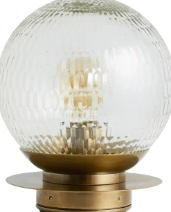 Nordal Væglamper|Lamper Til Haven Og Terrassen > Zeus Væglampe/Udendørslampe 24 cm, Messing