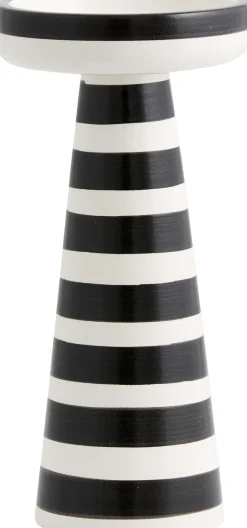 Nordal Lysestager > Cumo Lysestage H18,5 cm, Sort/Hvid