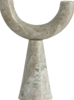 New Rif Lysestage H26,5 cm, Lys brun Lysestager